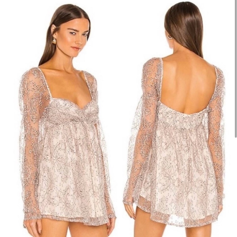 Free People Heavenly Lace Tunic